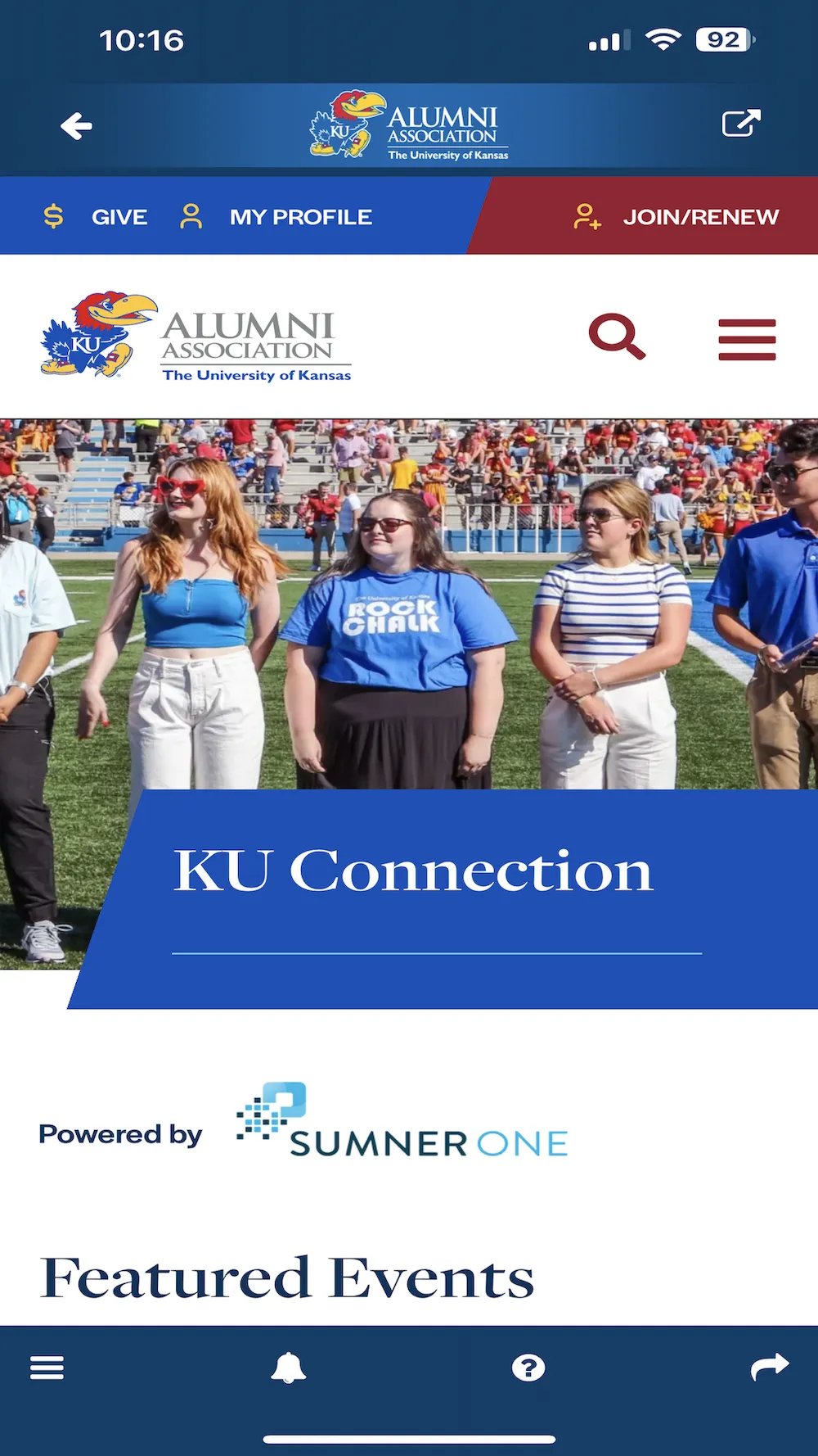 KU Alumni Association | Indus Appstore | Screenshot