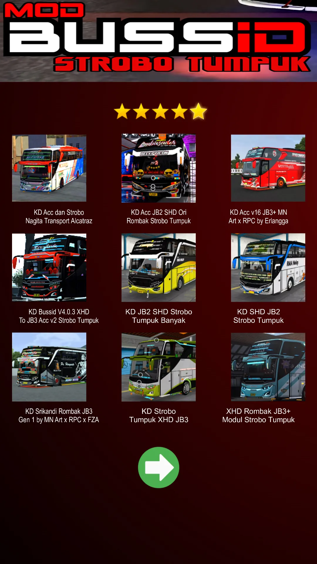 Mod Bussid Bus Strobo Tumpuk | Indus Appstore | Screenshot