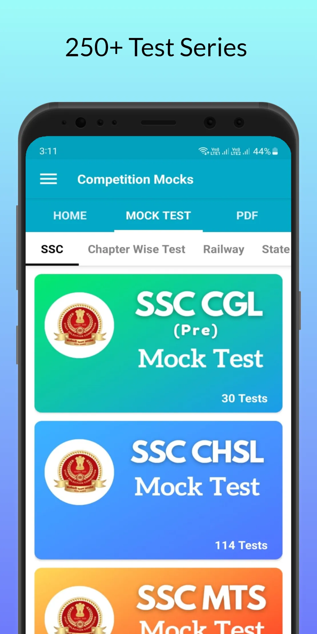 SSC CGL Mock Test Series 2024 | Indus Appstore | Screenshot