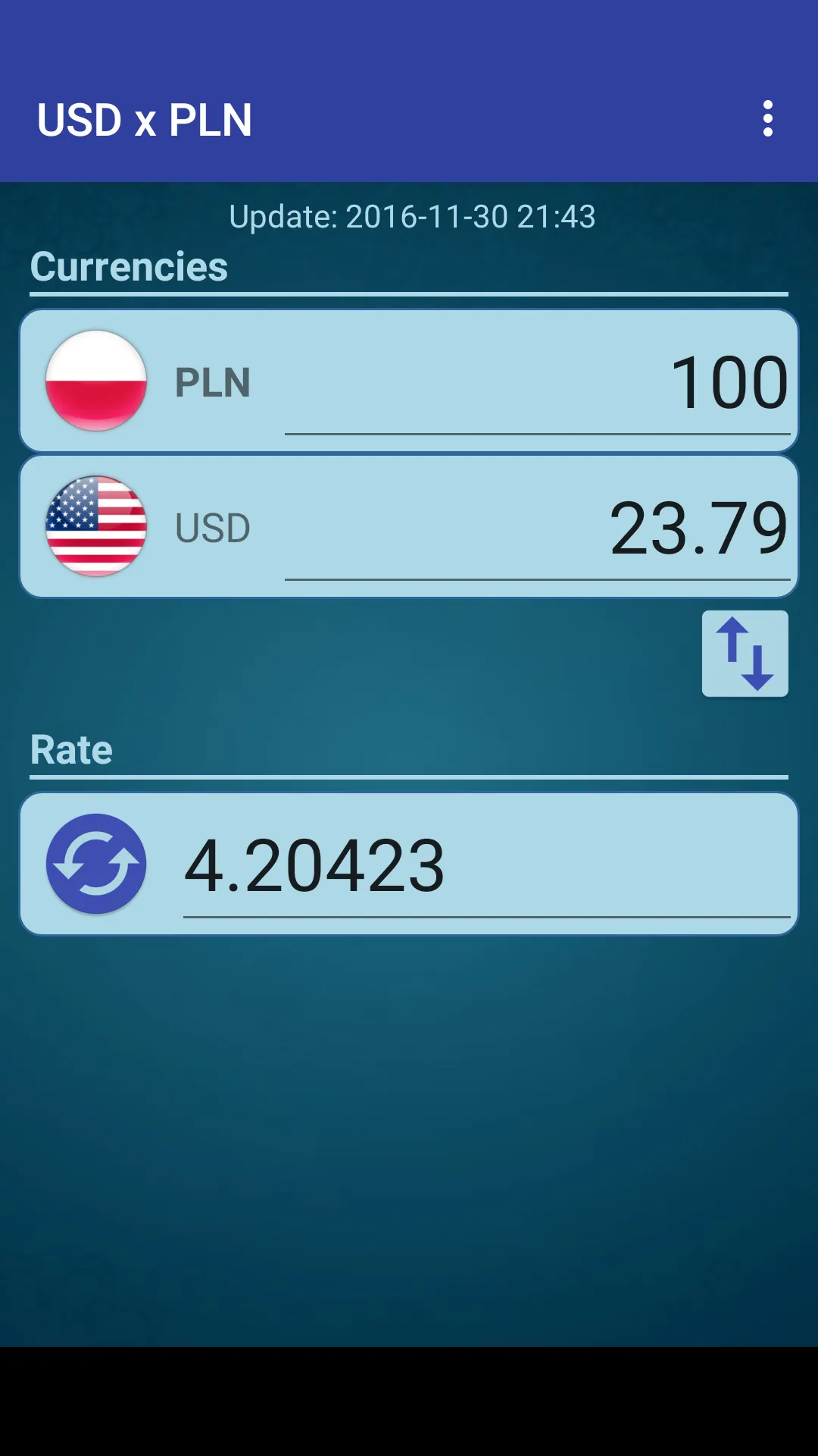 US Dollar to Polish Zloty | Indus Appstore | Screenshot