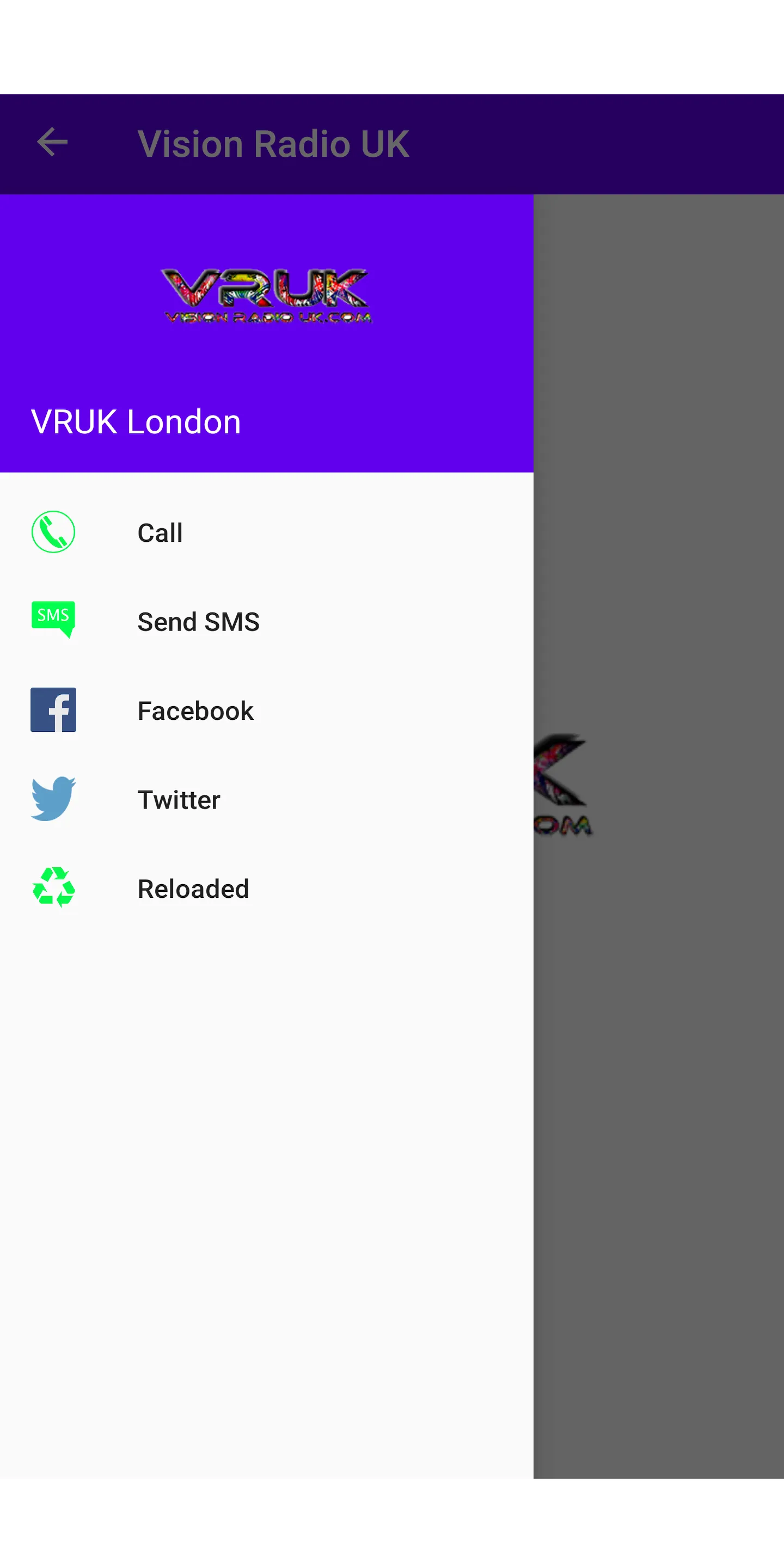 Vision Radio UK | Indus Appstore | Screenshot