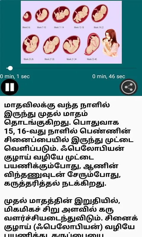 Pregnancy Tips Tamil Audio | Indus Appstore | Screenshot