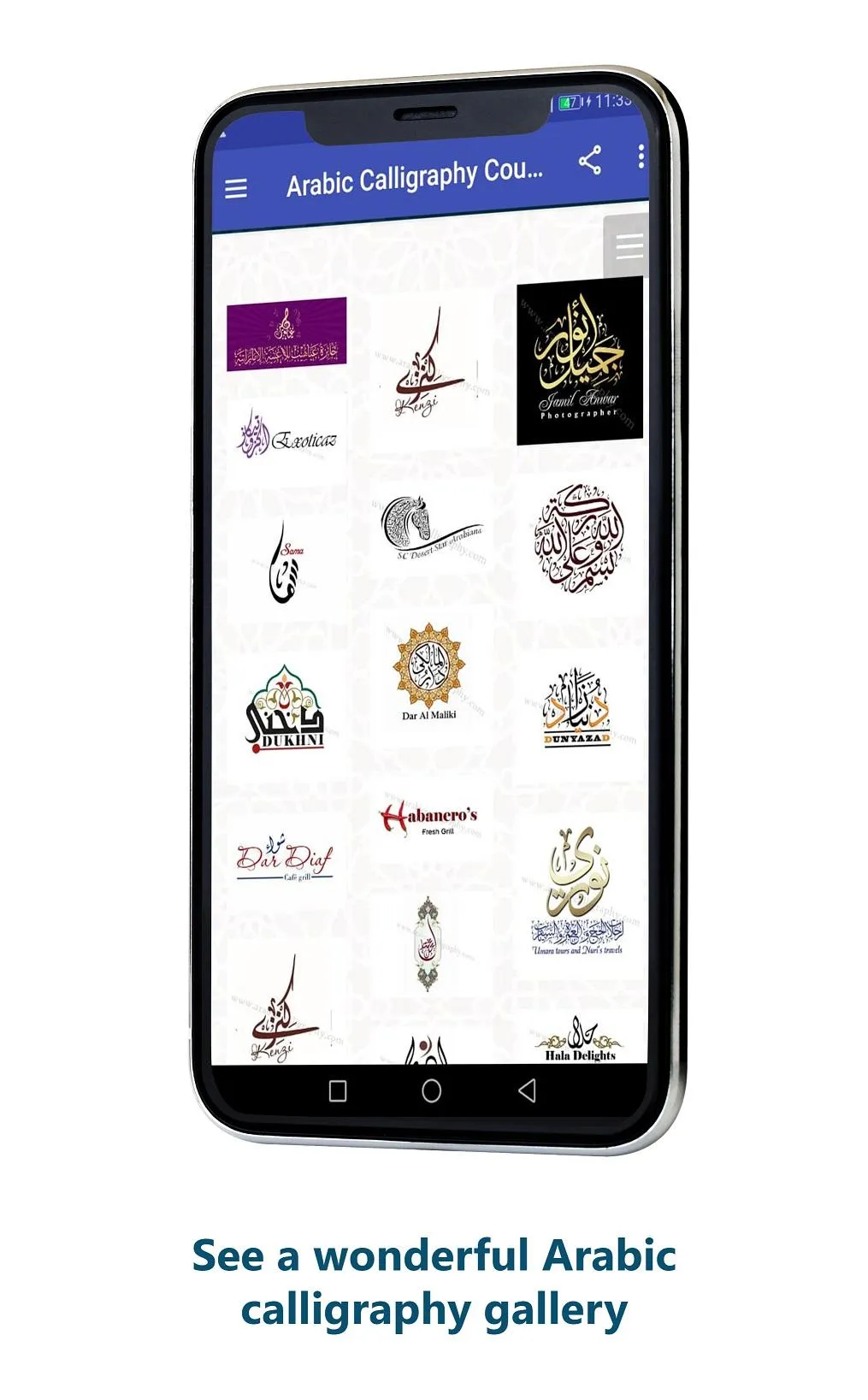 Arabic Calligraphy Courses | Indus Appstore | Screenshot