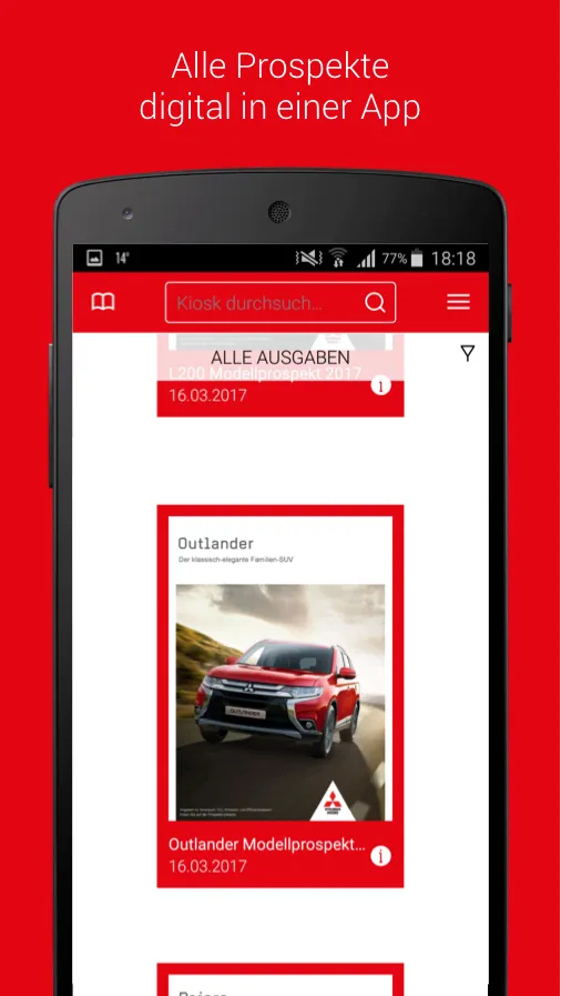 Mitsubishi Motors Prospekte | Indus Appstore | Screenshot