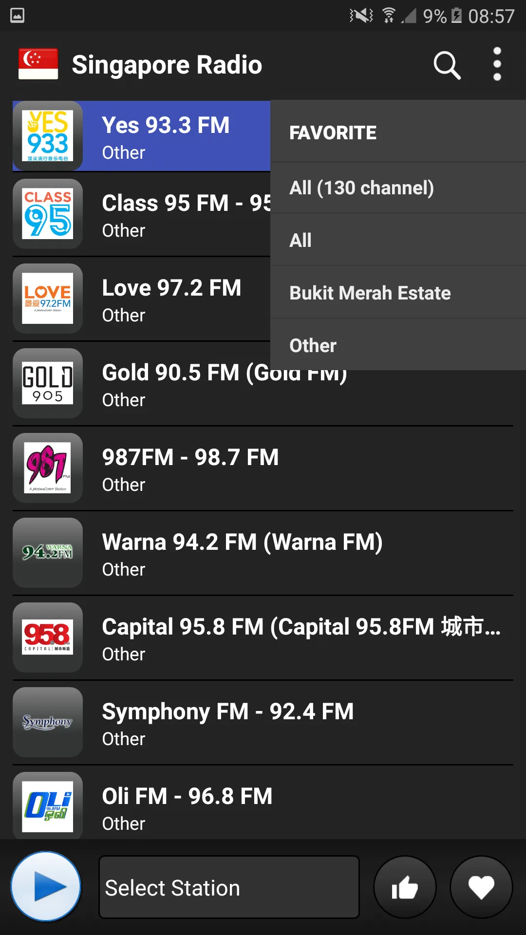 Singapore Radio Online | Indus Appstore | Screenshot