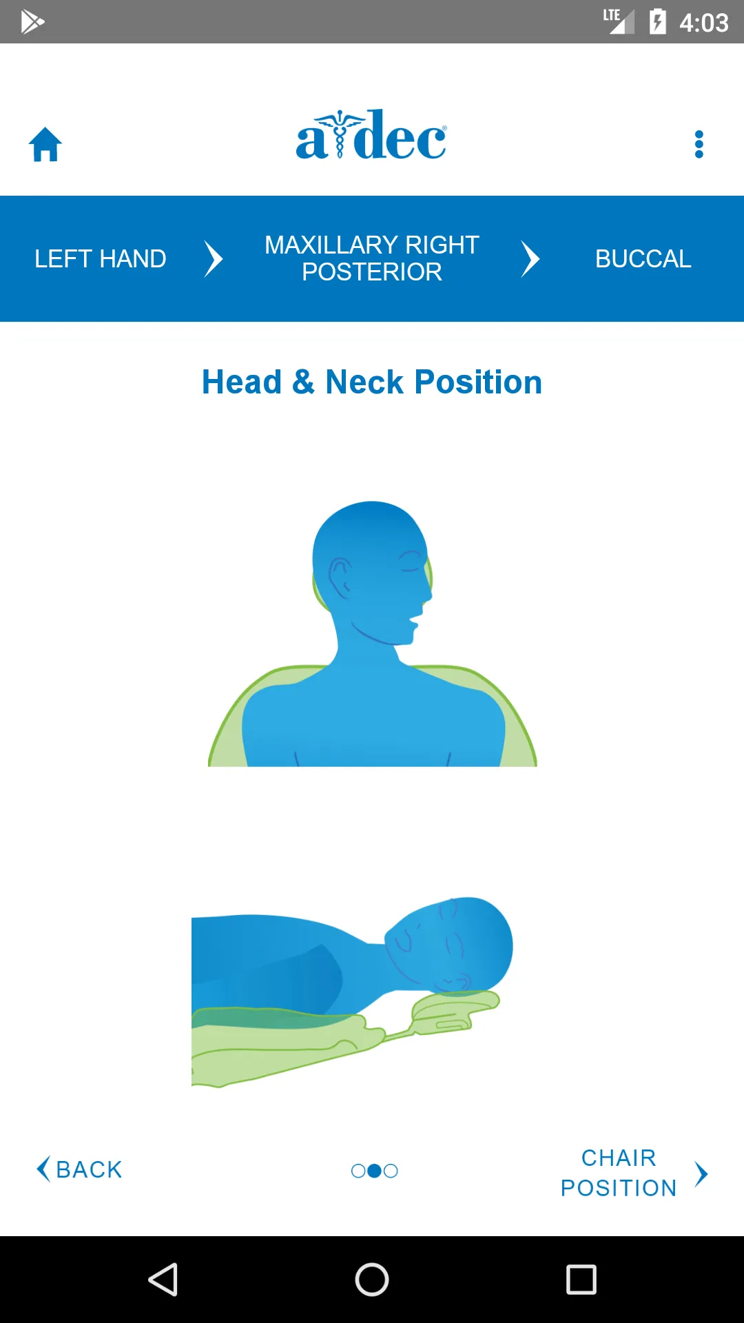 A-dec Dental Angles of Access | Indus Appstore | Screenshot