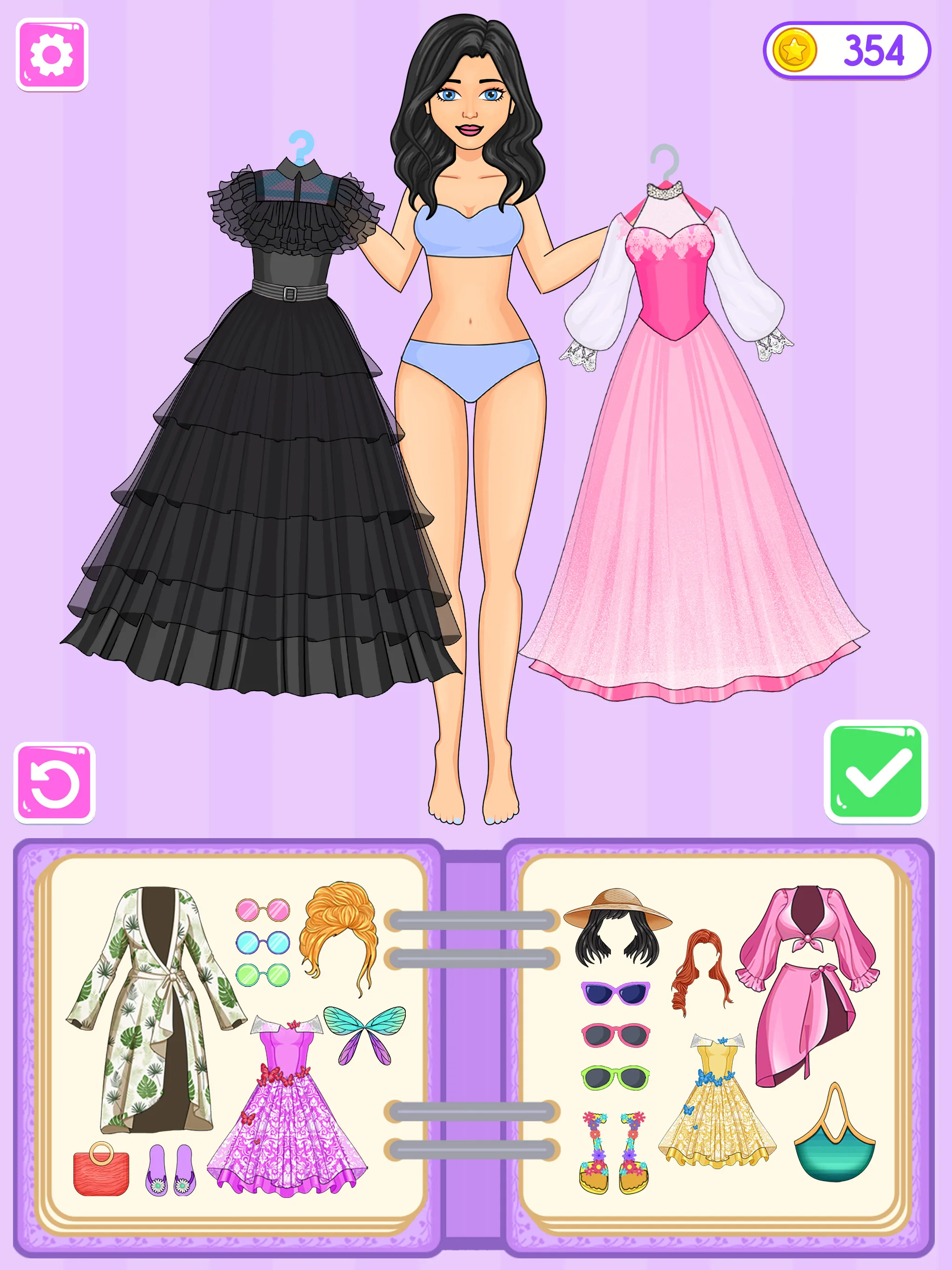 Sticker Doll DIY Dressup Diary | Indus Appstore | Screenshot