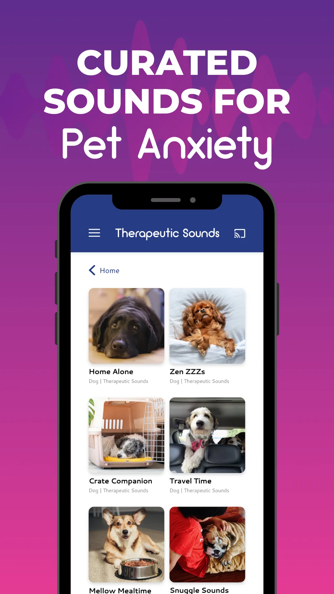 Zoundz Pet Anxiety Therapeutic | Indus Appstore | Screenshot