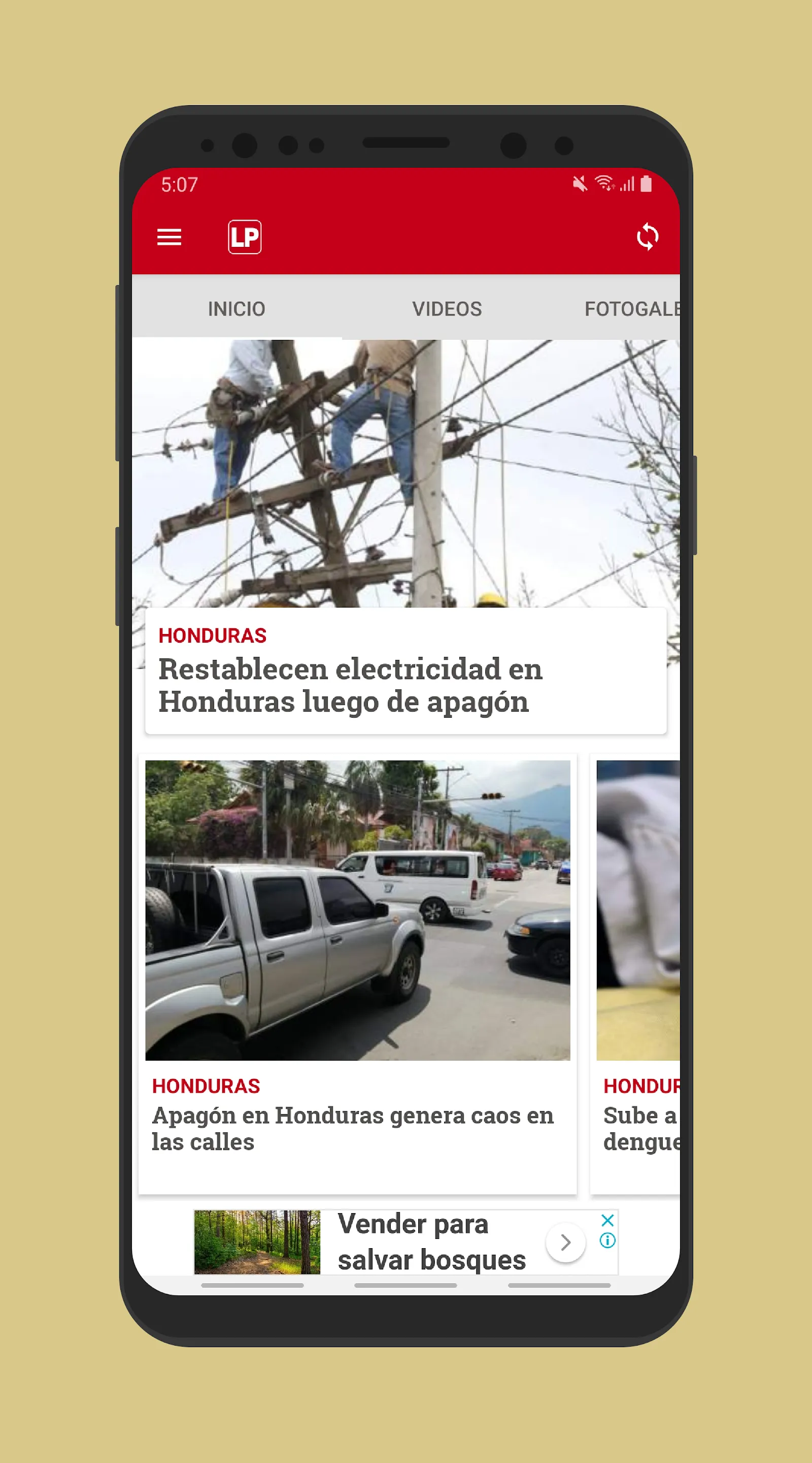 La Prensa Honduras | Indus Appstore | Screenshot