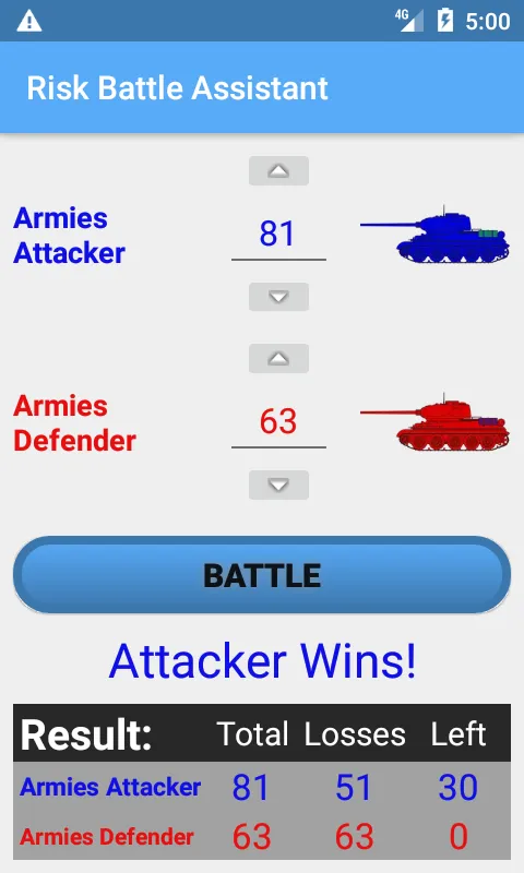 Risk Battle Assistant | Indus Appstore | Screenshot