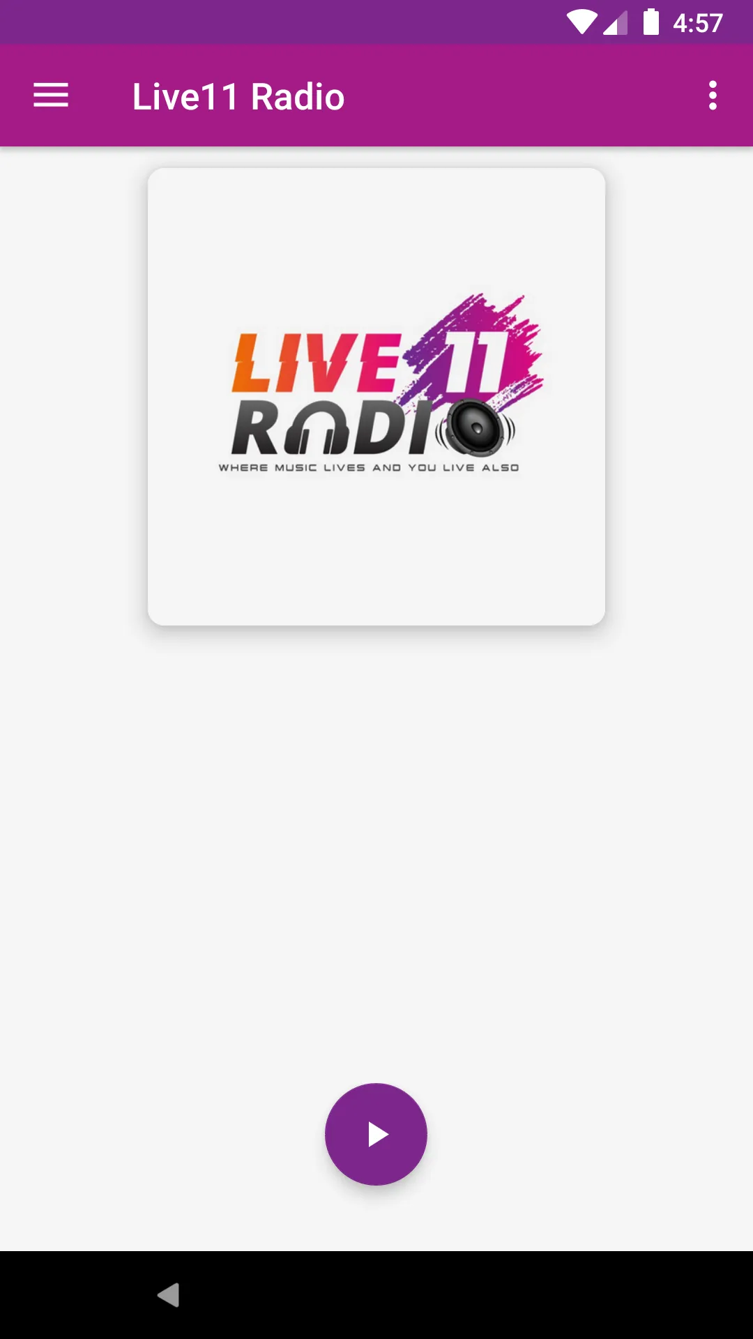 Live11 Radio | Indus Appstore | Screenshot