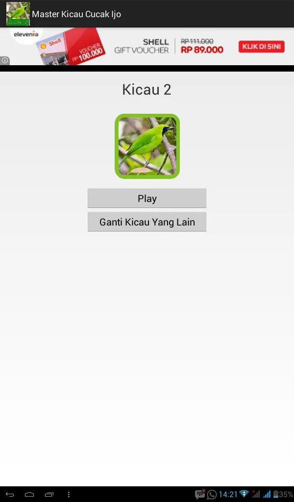 Master Kicau Cucak Ijo | Indus Appstore | Screenshot