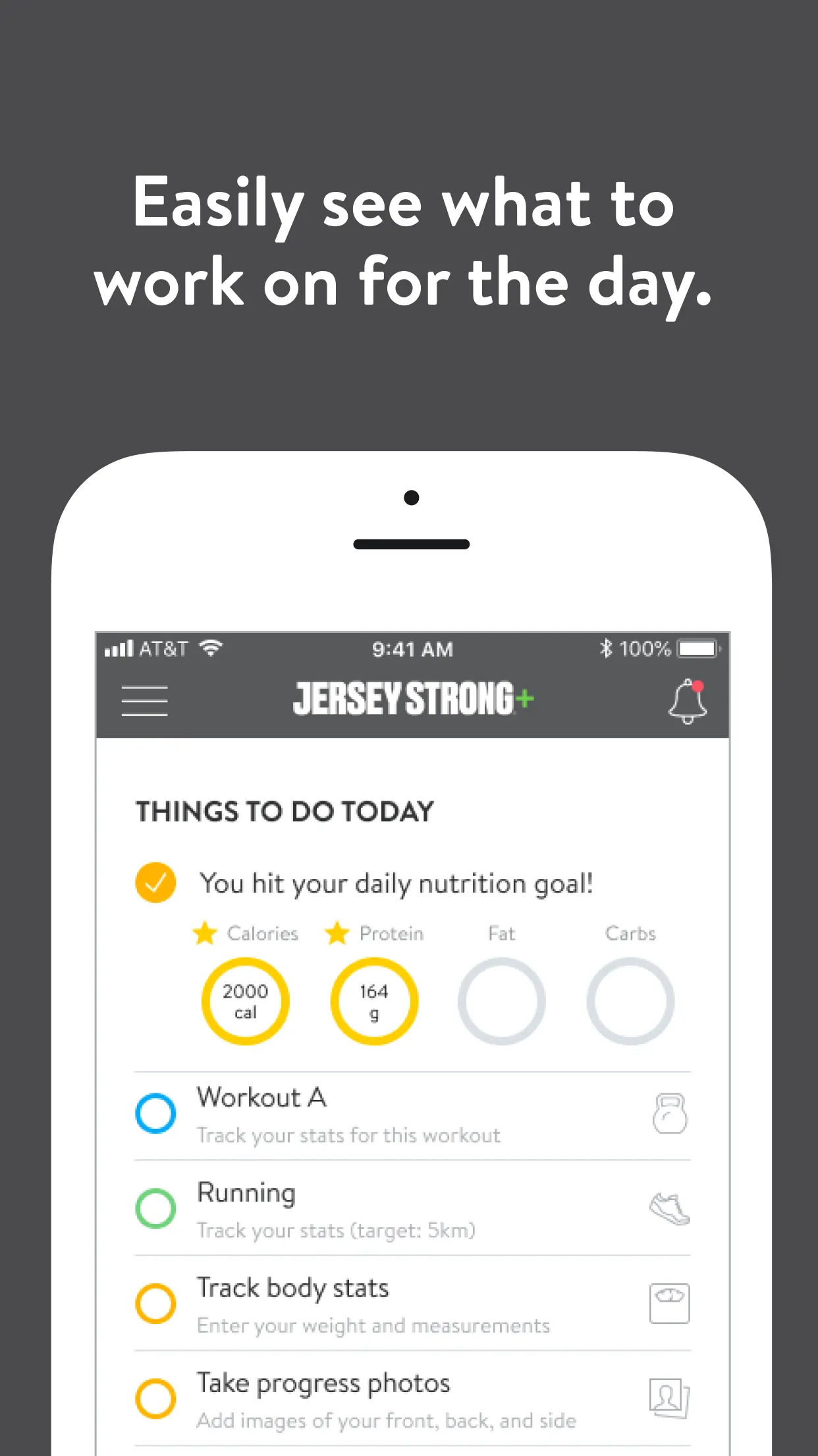 Jersey Strong+ | Indus Appstore | Screenshot