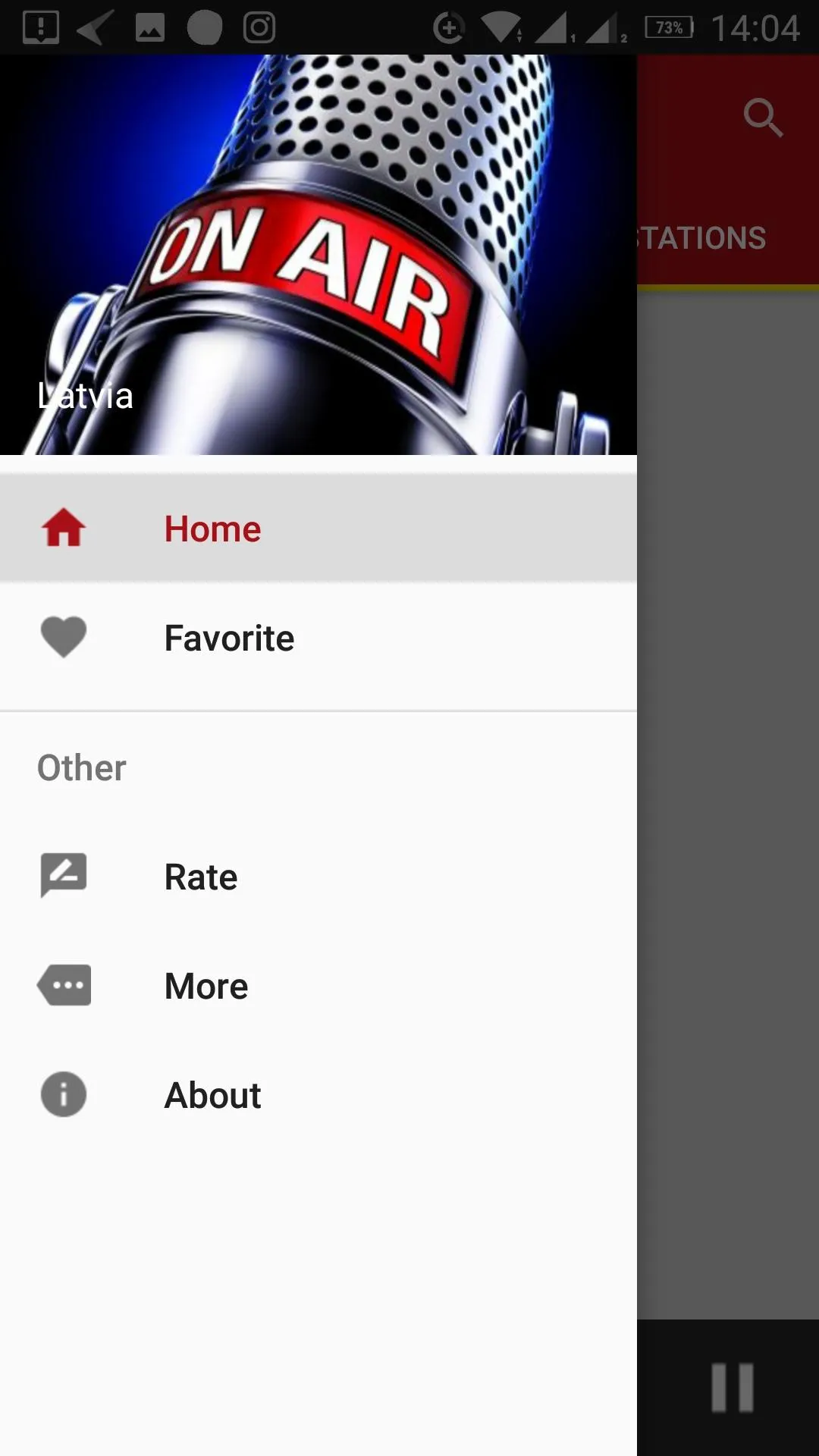 Latvian Radio Stations | Indus Appstore | Screenshot