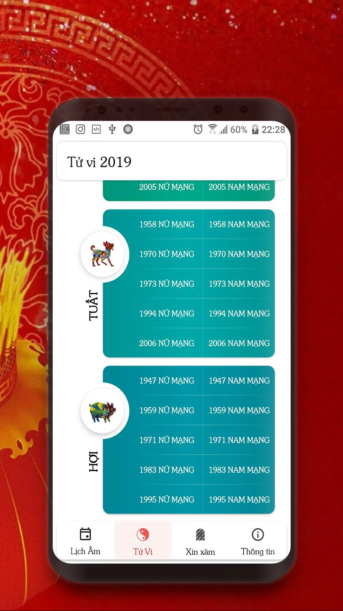 Lịch Bình An - Giáp Thìn 2024 | Indus Appstore | Screenshot