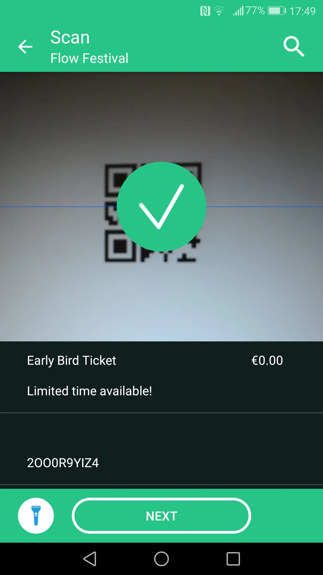 CM Tickets Ticket Scanner | Indus Appstore | Screenshot