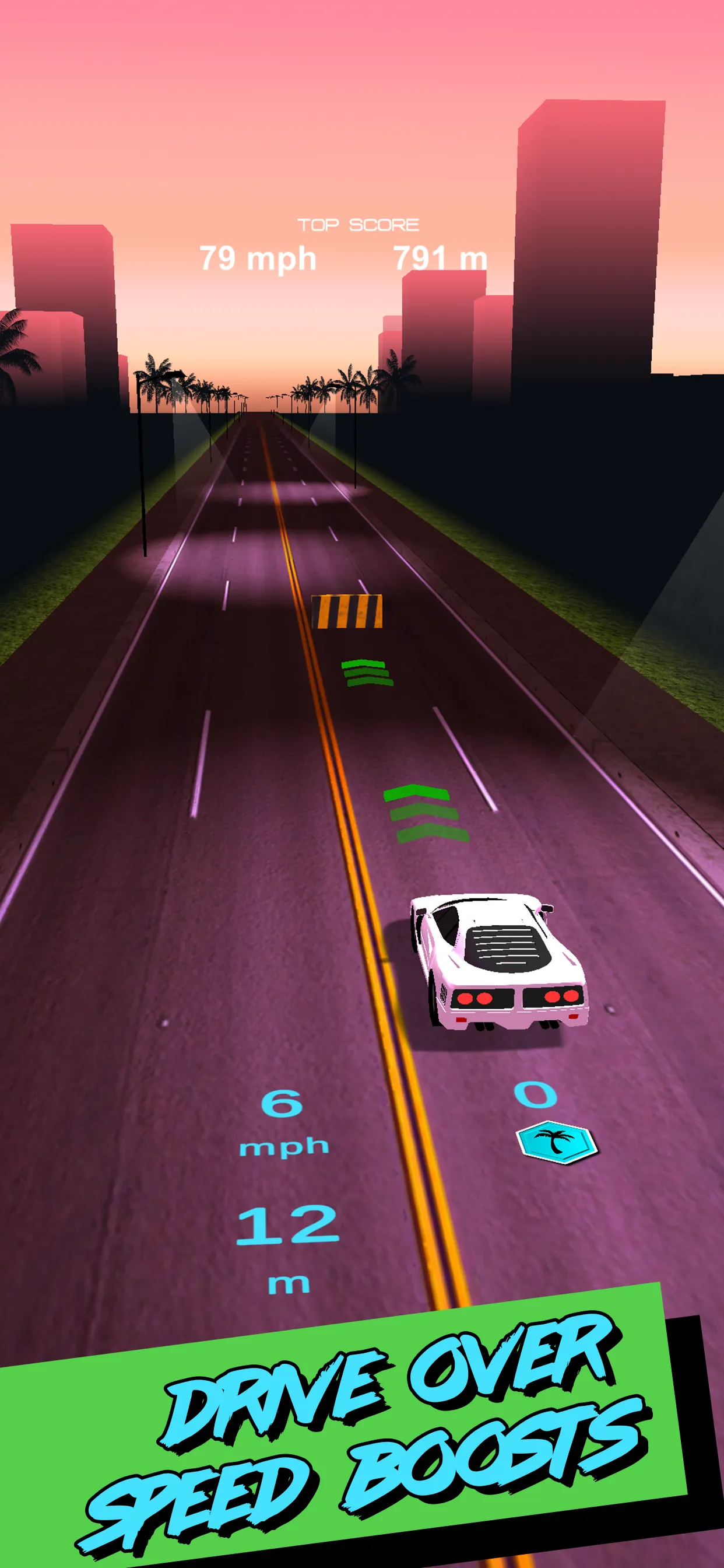 Turbo 84 - Retro Arcade Racing | Indus Appstore | Screenshot