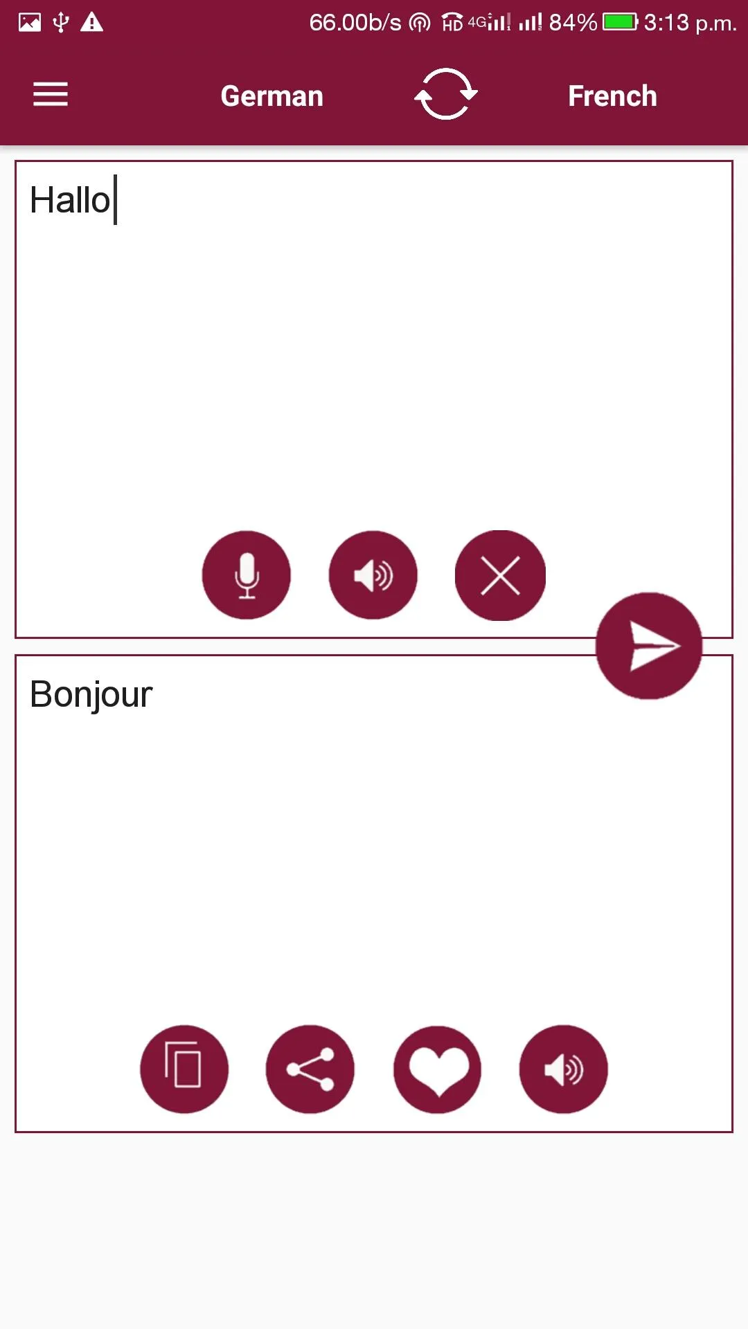 French - German Translator | Indus Appstore | Screenshot