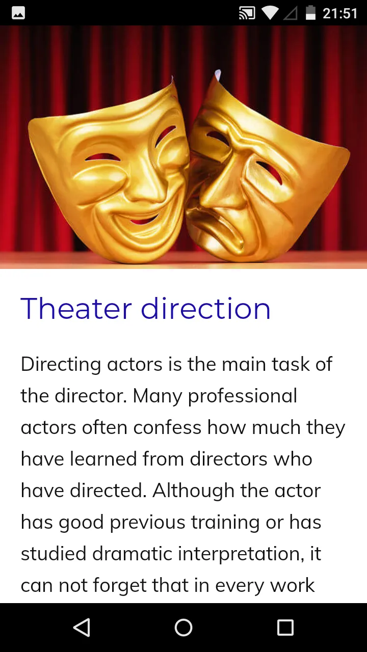 Theater Course | Indus Appstore | Screenshot