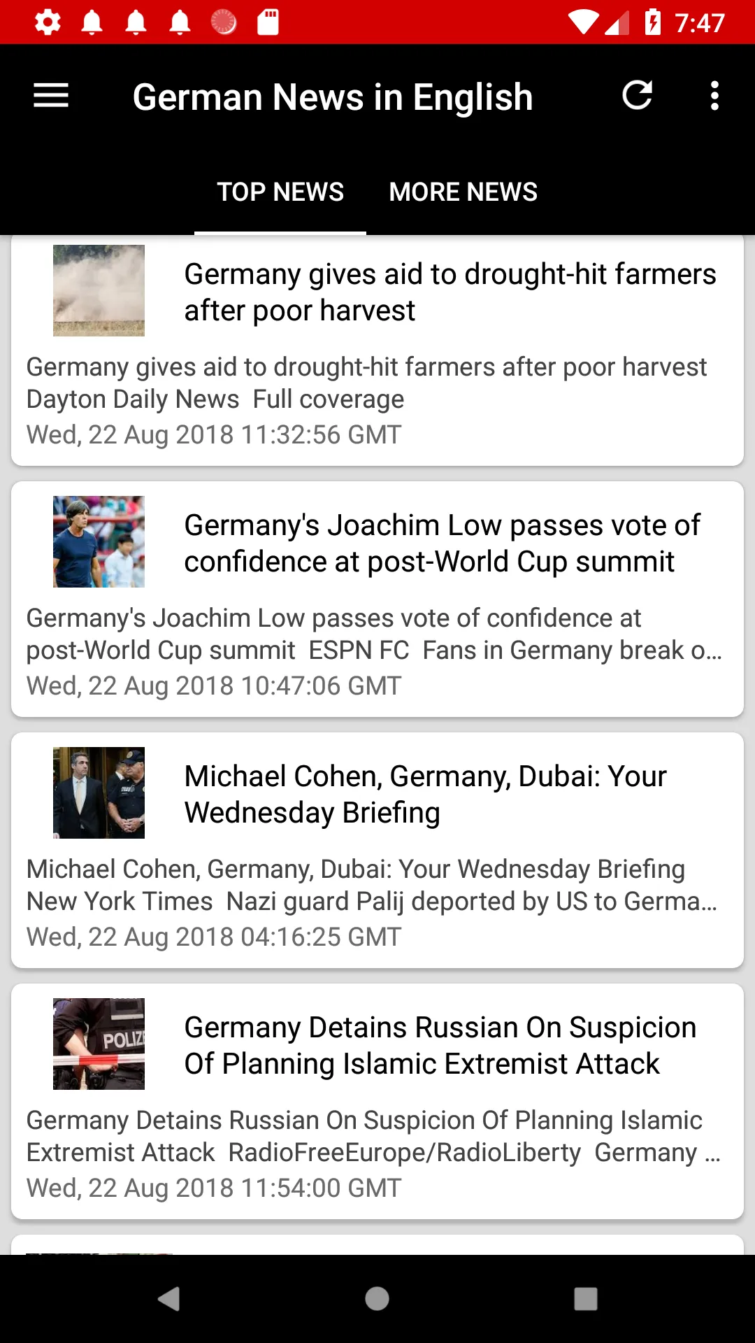 German News in English by News | Indus Appstore | Screenshot