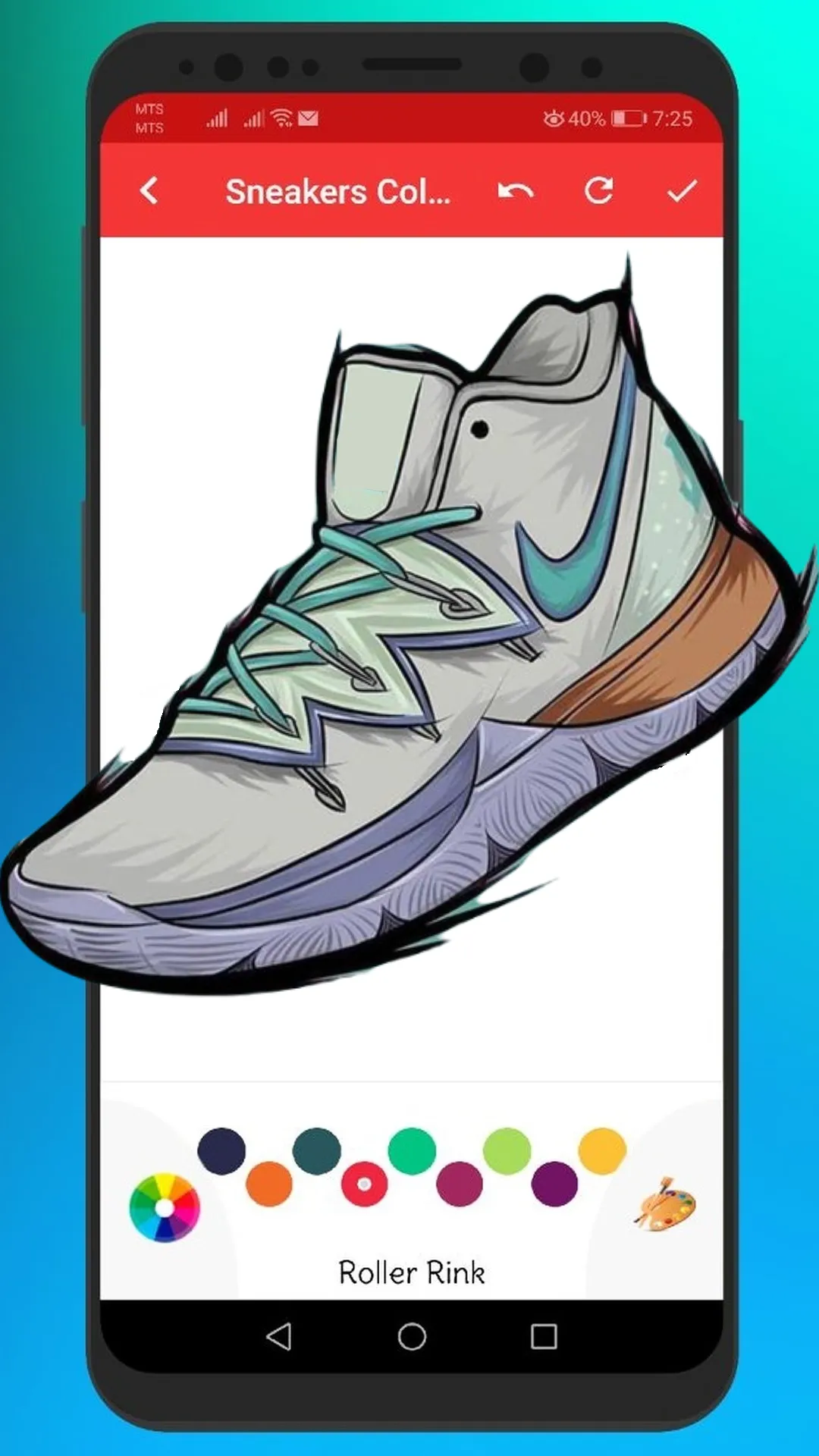 Sneakers Coloring Book. Fun | Indus Appstore | Screenshot