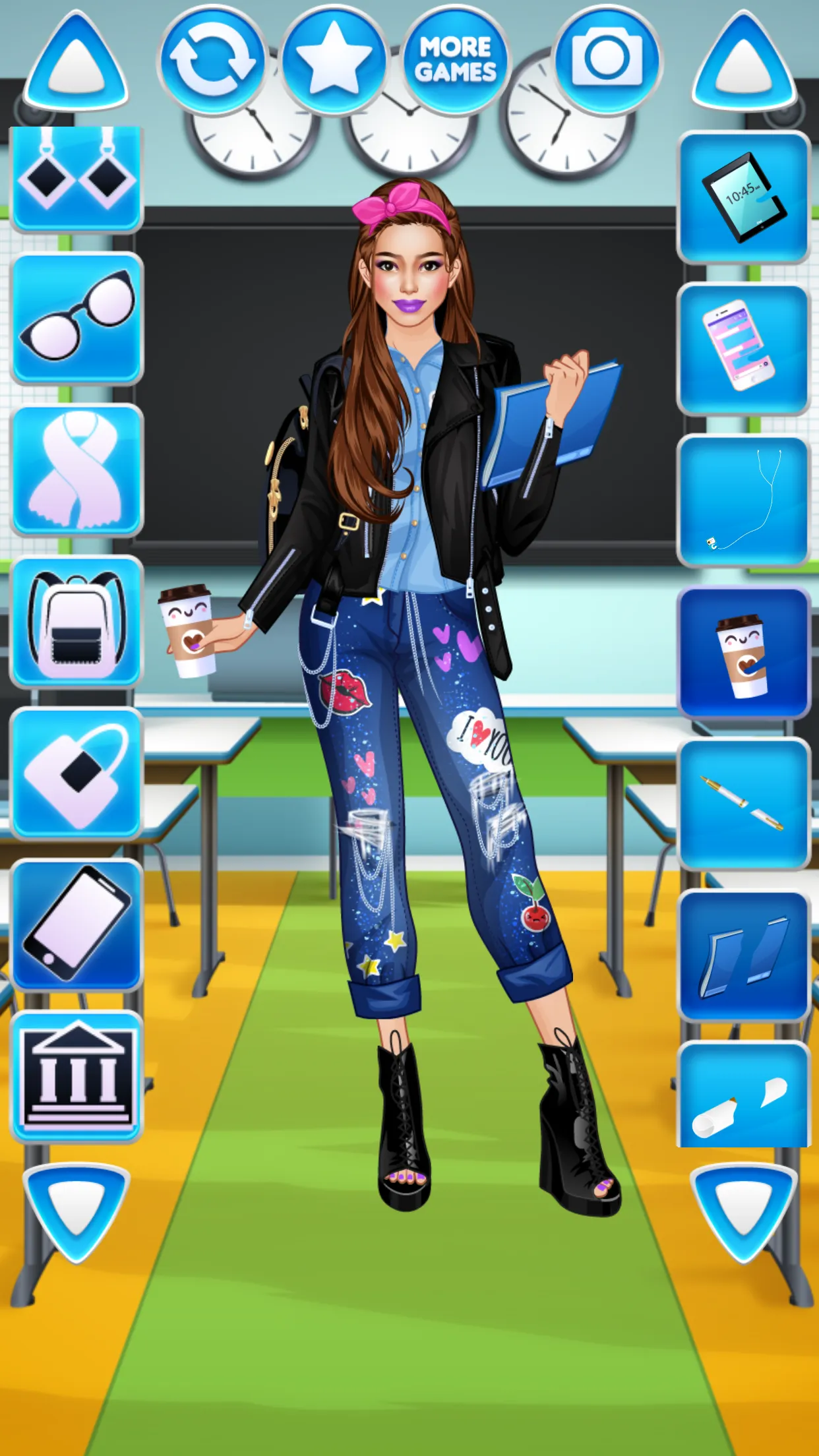 College Student Girl Dress Up | Indus Appstore | Screenshot