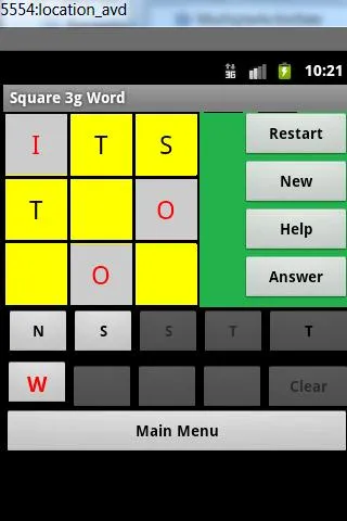 Word Square 3g puzzle | Indus Appstore | Screenshot