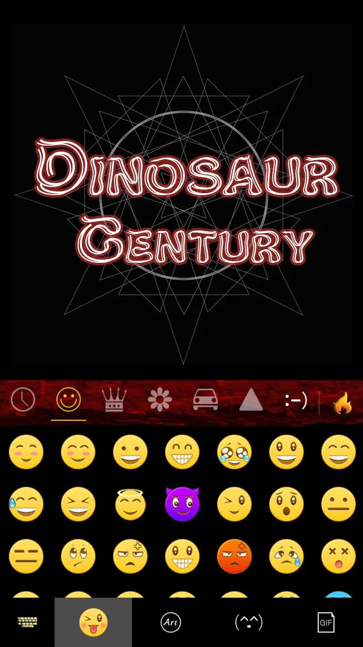 Dinosaur Kika Keyboard Theme | Indus Appstore | Screenshot