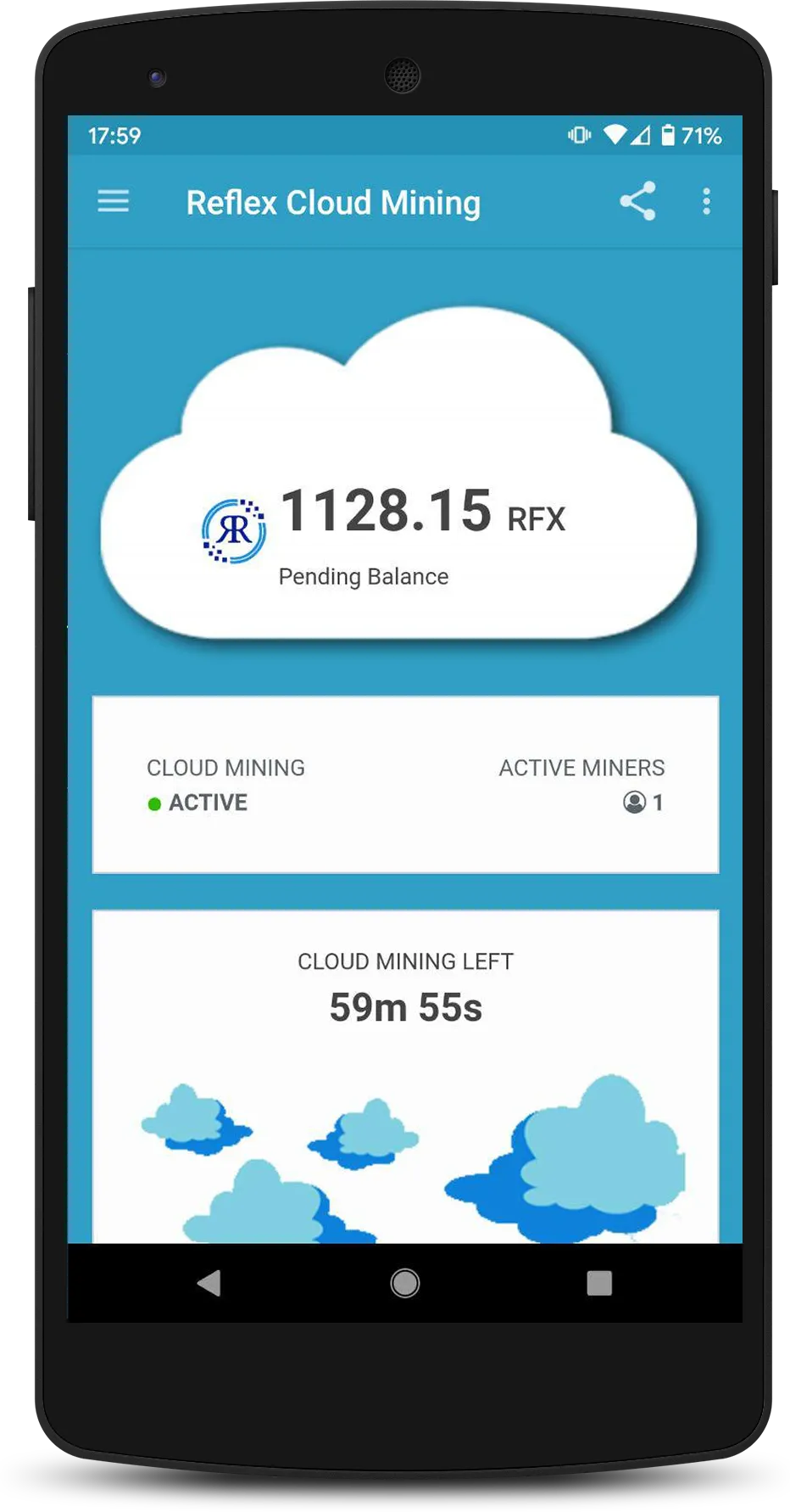 Reflex Cloud Mining | Indus Appstore | Screenshot