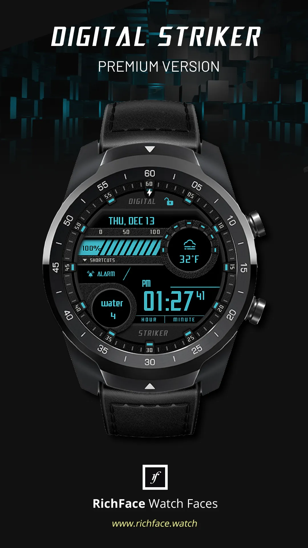 Digital Striker Watch Face | Indus Appstore | Screenshot