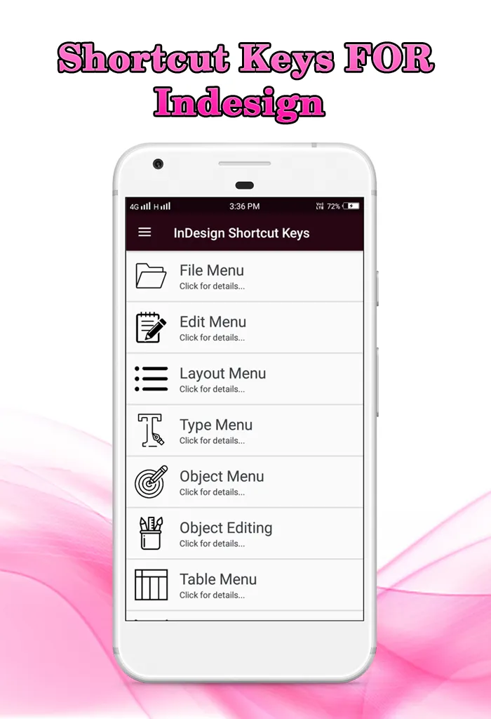 Shortcut Keys for InDesign | Indus Appstore | Screenshot