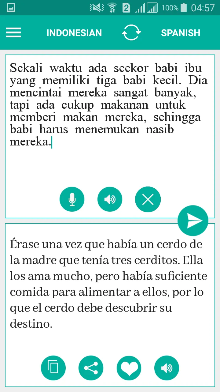 Indonesian Spanish Translator | Indus Appstore | Screenshot