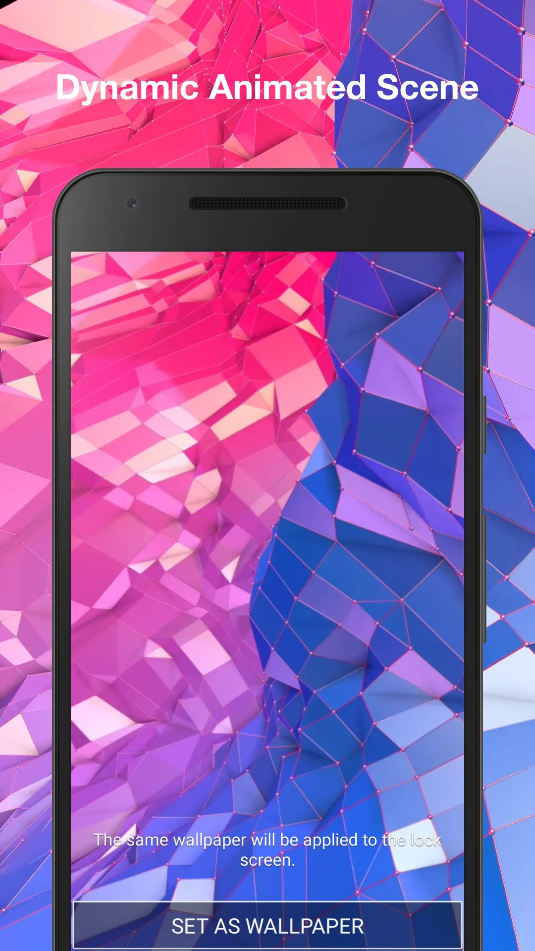 3d Polygonal Live Wallpaper | Indus Appstore | Screenshot