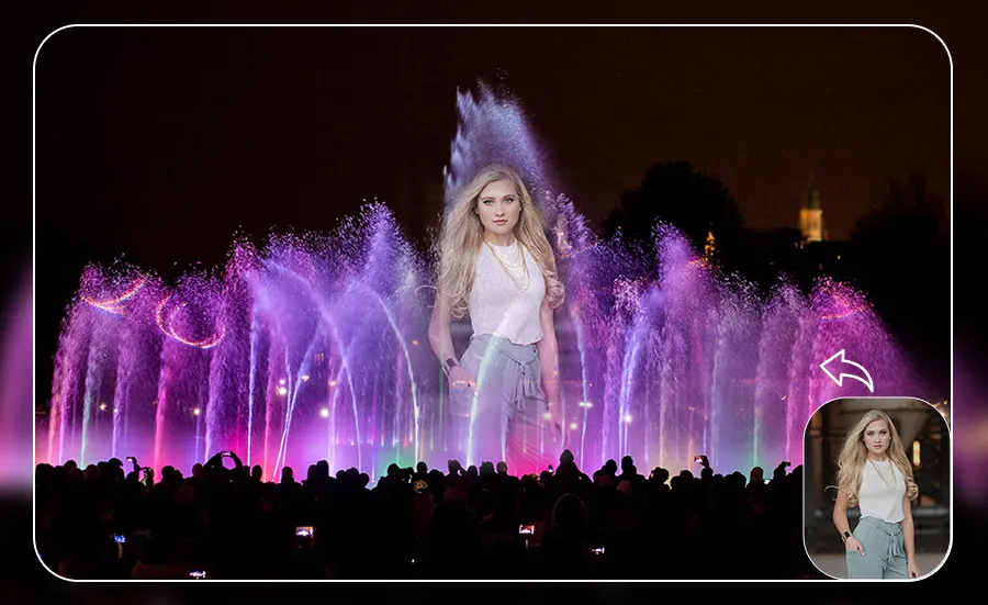 Water Fountain Photo Frames | Indus Appstore | Screenshot