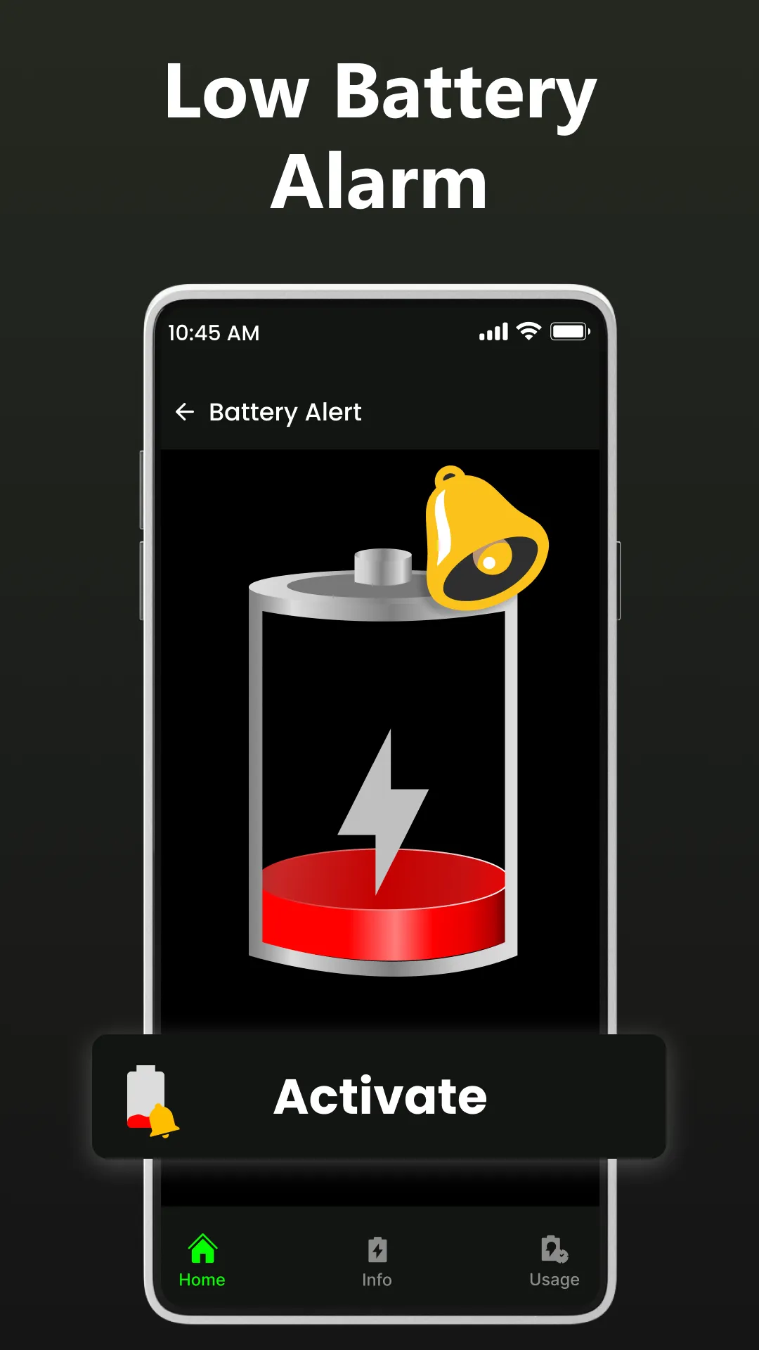 Full Battery Charge Alarm | Indus Appstore | Screenshot