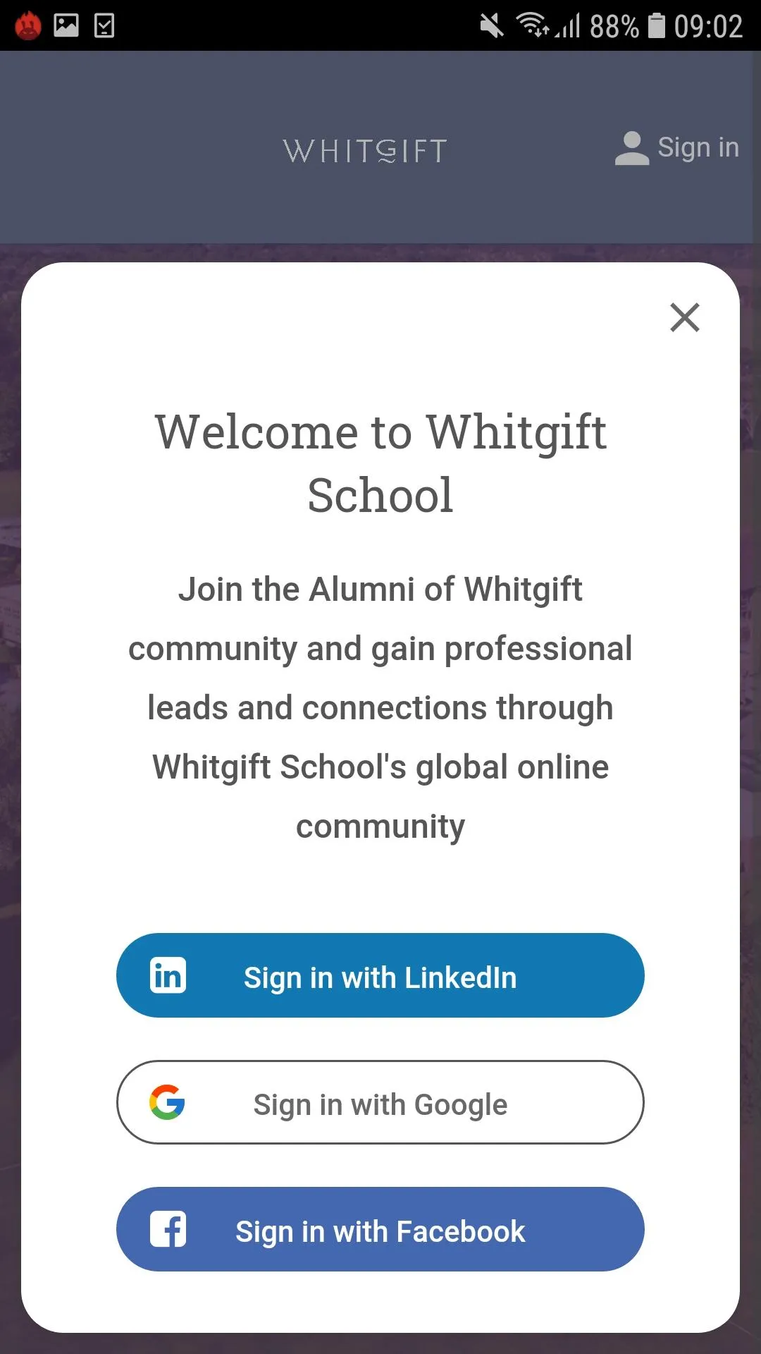 Alumni of Whitgift | Indus Appstore | Screenshot