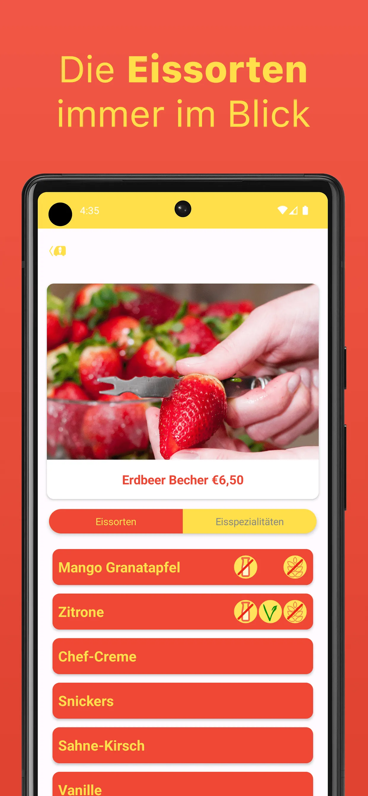 Eiscafé Bressan | Indus Appstore | Screenshot