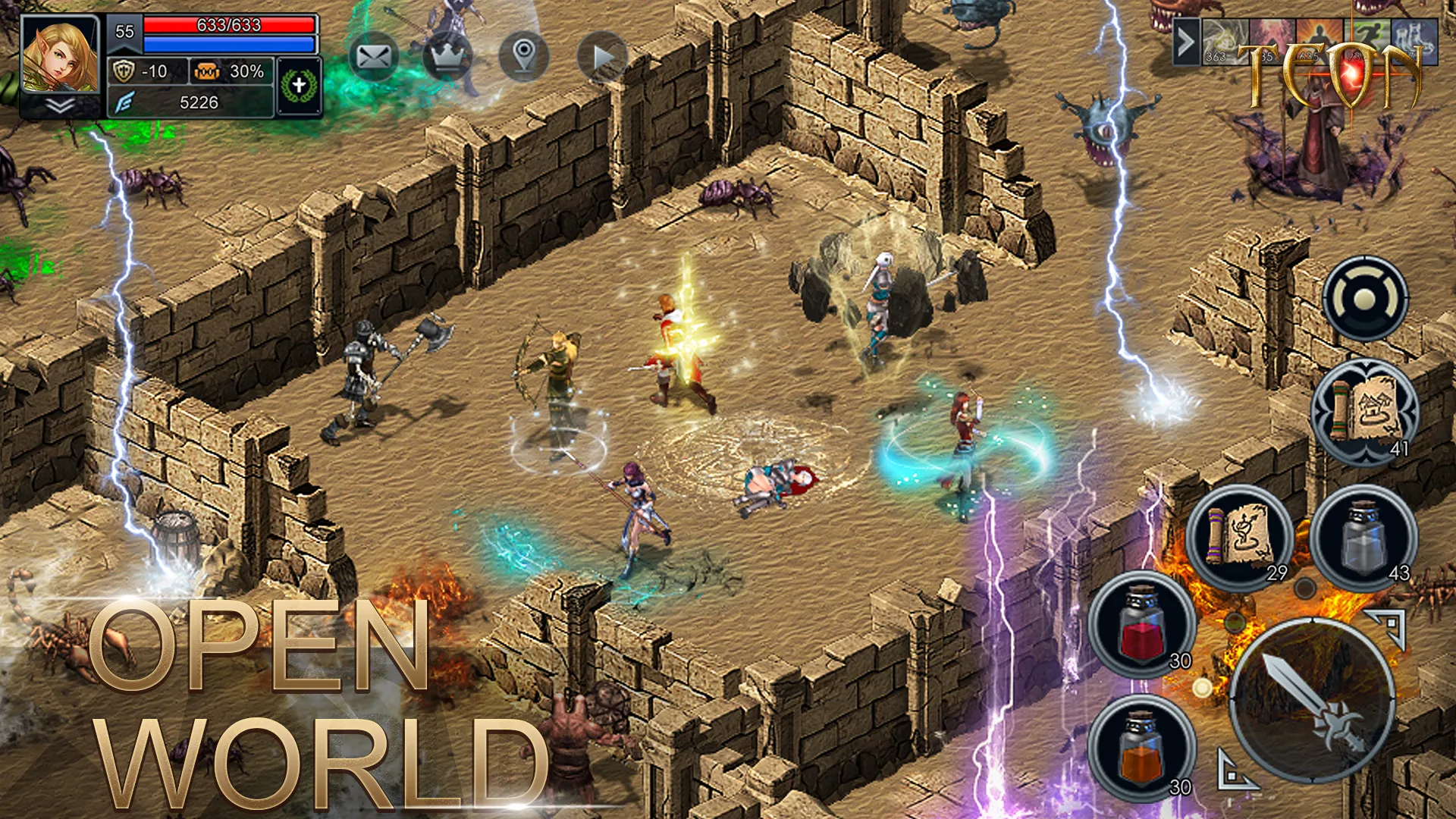 Teon: Sword & Magic | Indus Appstore | Screenshot