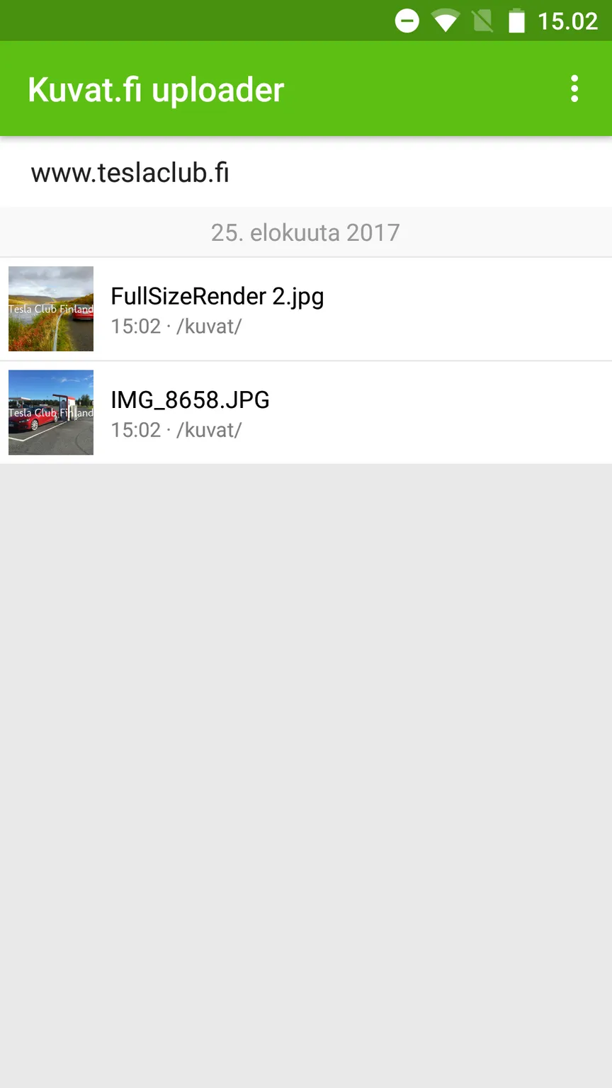 Kuvat.fi uploader | Indus Appstore | Screenshot