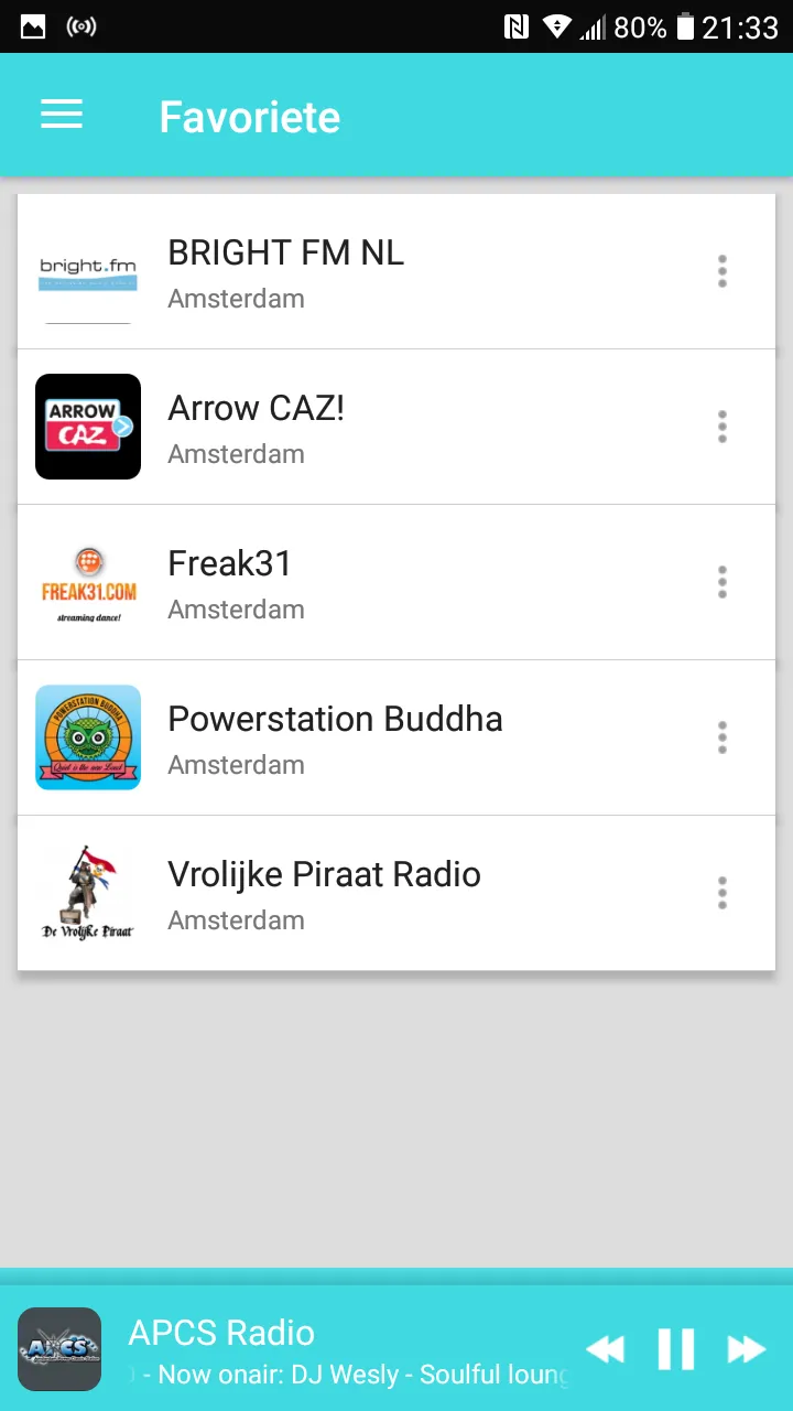 Radio Amsterdam | Indus Appstore | Screenshot