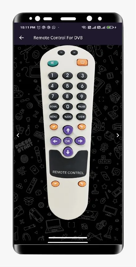 Remote Control For DVB | Indus Appstore | Screenshot