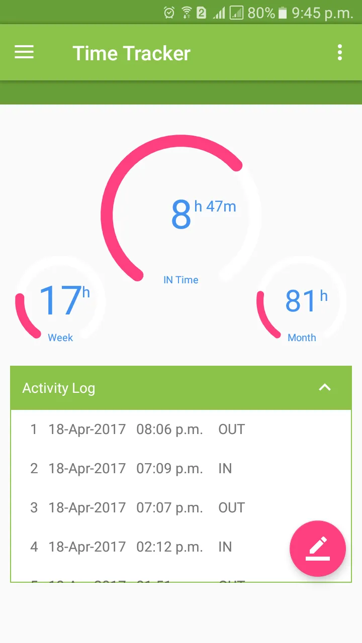 Time Tracker - IN OUT | Indus Appstore | Screenshot