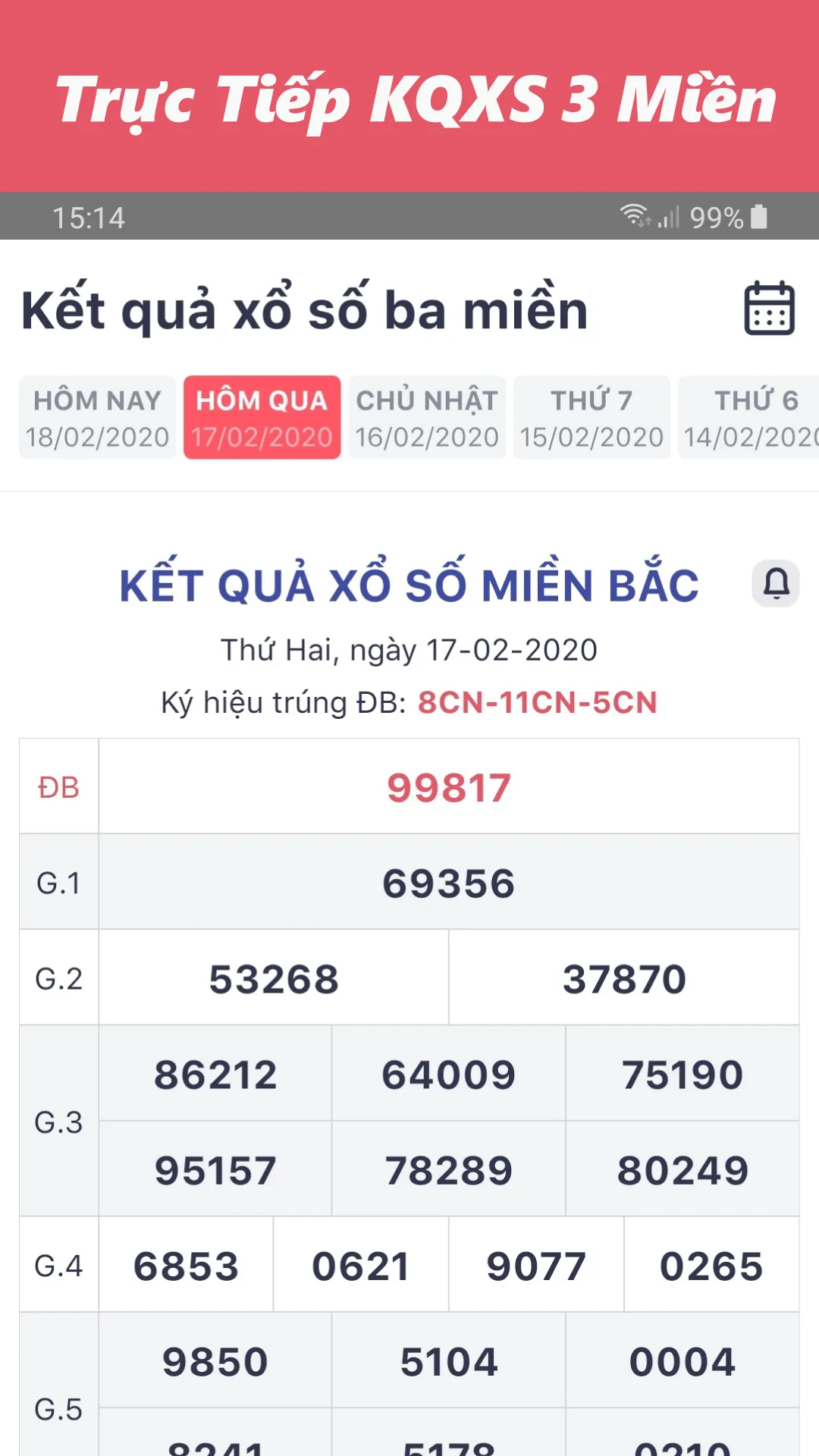 Số Đỏ: Kết Quả Xổ Số XSMB XSMN | Indus Appstore | Screenshot