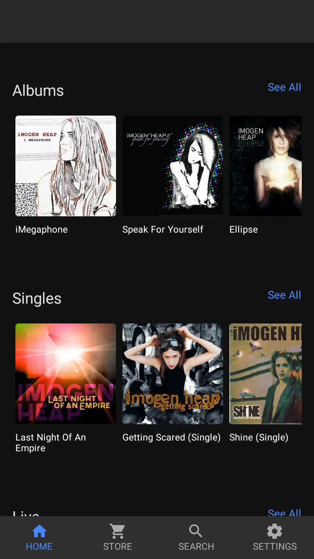 Imogen Heap | Indus Appstore | Screenshot