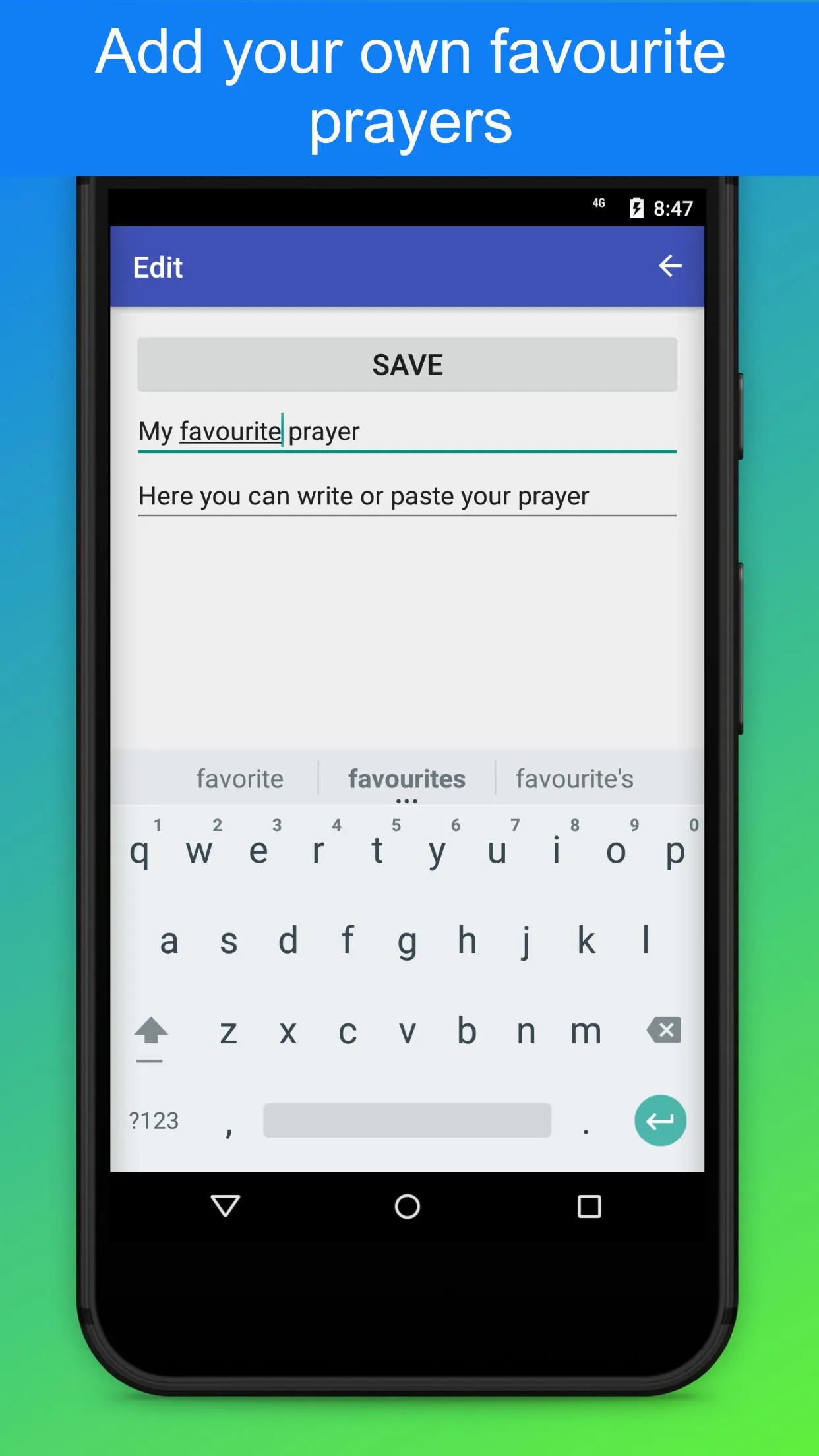 Prayerbook common +own prayers | Indus Appstore | Screenshot