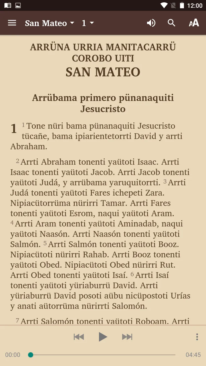 Chiquitano Bible | Indus Appstore | Screenshot