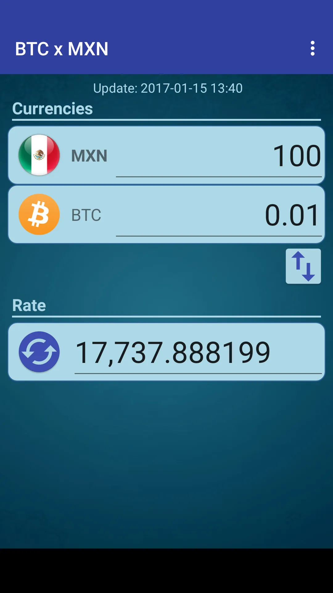 Bitcoin x Mexican Peso | Indus Appstore | Screenshot