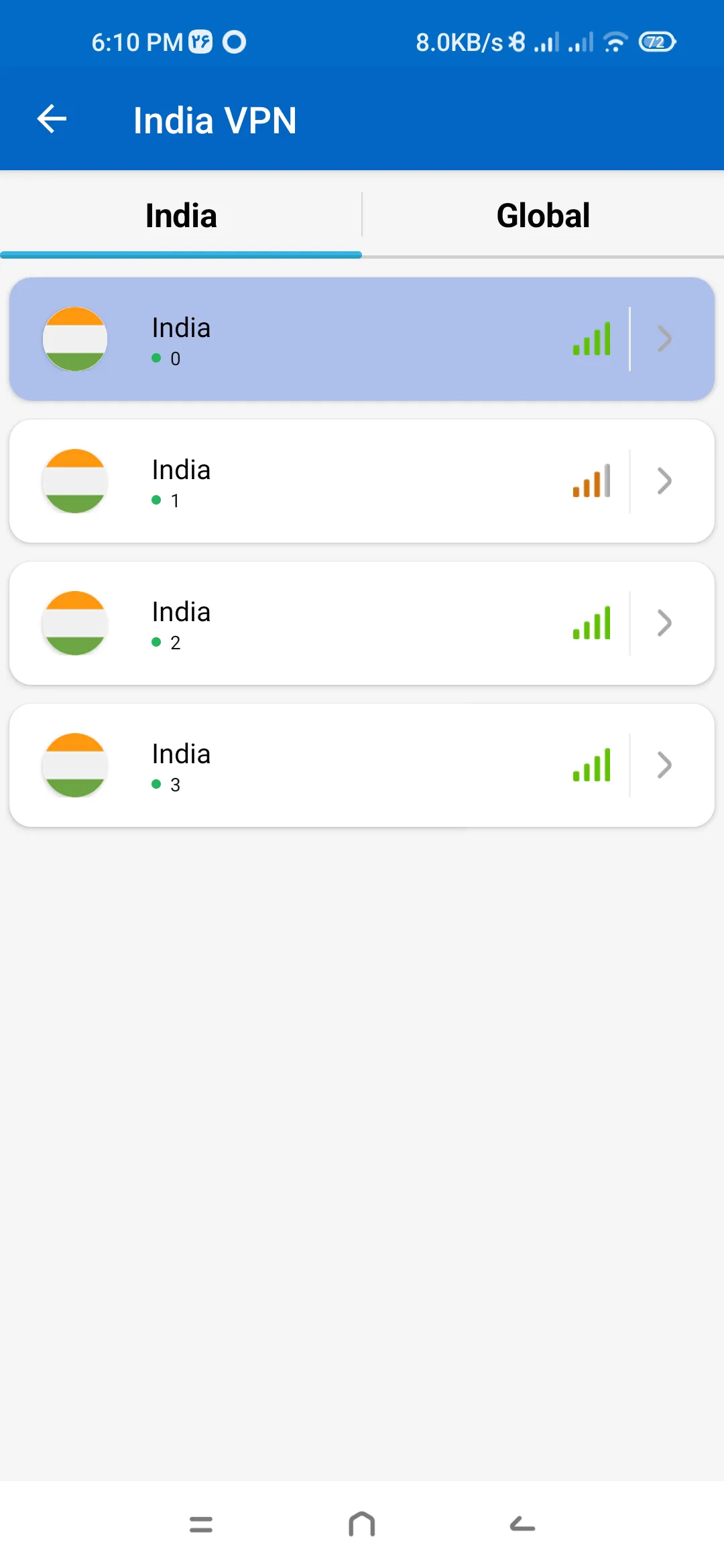 India VPN - Fast & Secure | Indus Appstore | Screenshot