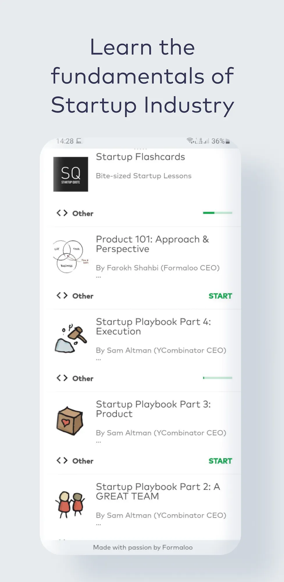 Startup 101 | Indus Appstore | Screenshot