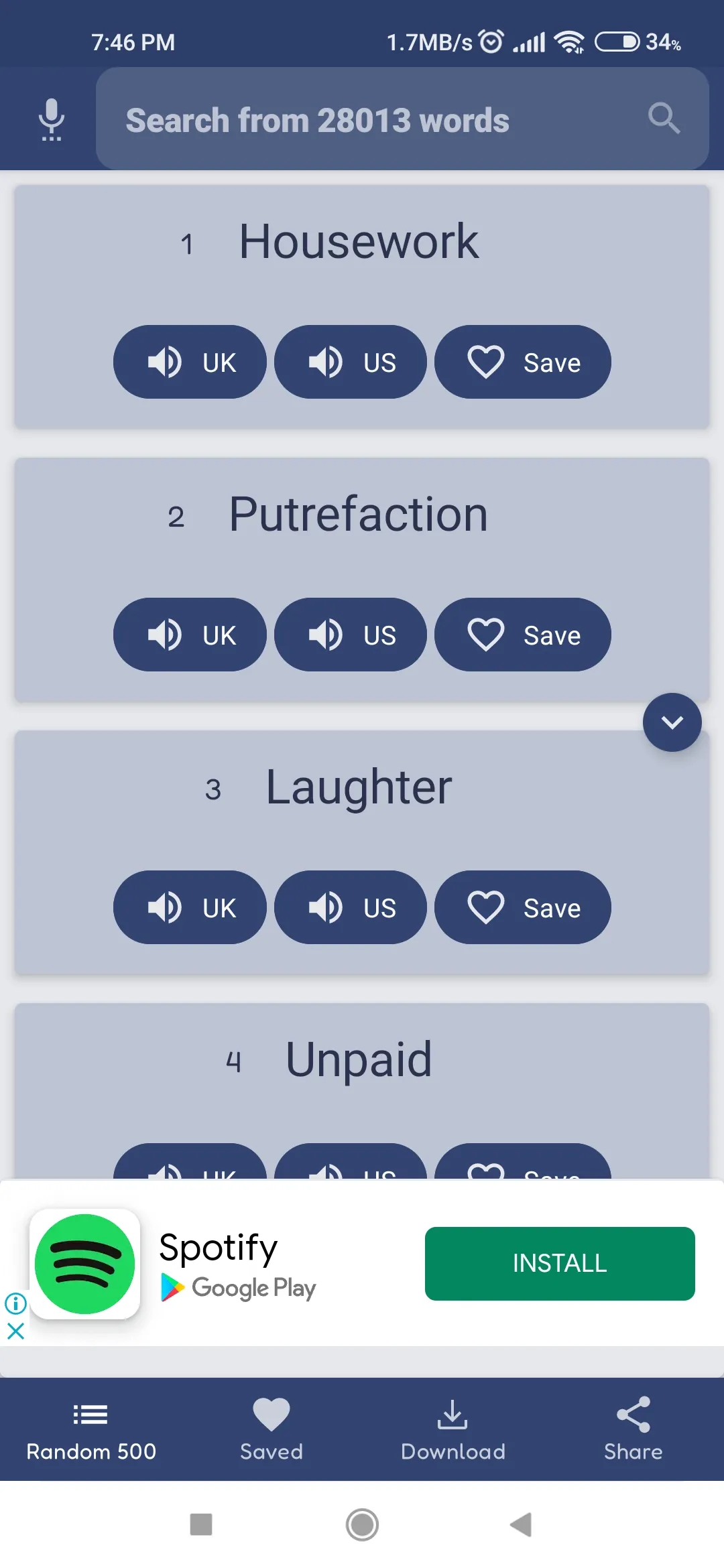 English Pronunciation UK US | Indus Appstore | Screenshot